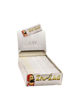 Caixa de Seda Zig-Zag Silver 1 1/4