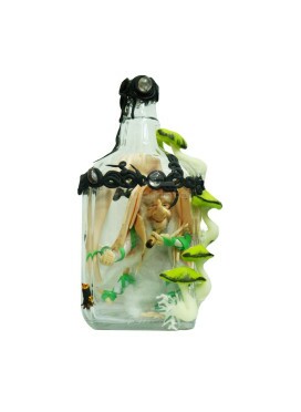 Duende na Garrafa Médio Preto