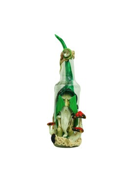 Duende na Garrafa Pequeno Verde