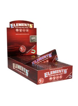 Caixa de Seda Elements Red 1 1/4