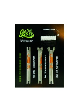 Piteira de Vidro Glass Crew Inc - 4mm e 5mm