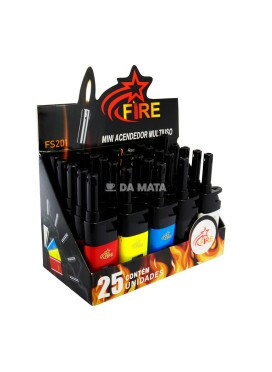 Caixa de Mini Isqueiro Firestar Multiúso