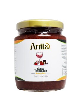 Geleia Terpenada Anita Morango e Vinho 240g