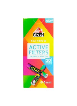 Filtro Carvão Gizeh Rainbow Active