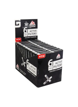 Caixa de Filtro Carvão Gizeh Slim 6mm