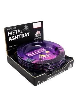 Caixa de Cinzeiro Gizeh Metal Retrô