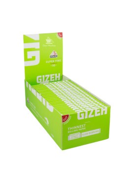 Caixa de Seda Gizeh Super Fine Cut Corners Single Wide