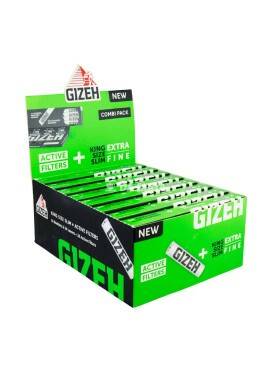 Caixa de Seda Gizeh Black King Size + Filtro Carvão 