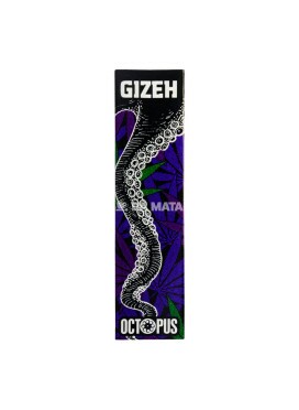 Seda Gizeh Black Octopus King Size Slim + Tips