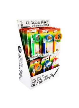Caixa de Kit Pipe de Metal C/ Mini Dichavador 