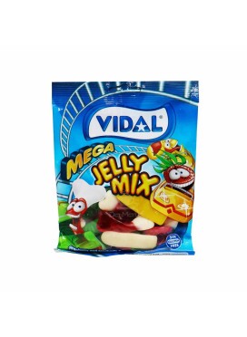 Bala de Goma Vidal Mega Jelly Mix 100g