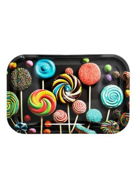 Bandeja de Metal Rolling Console C/ Suporte