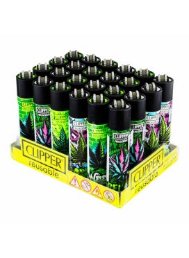 Caixa de Isqueiro Clipper Graff Weed