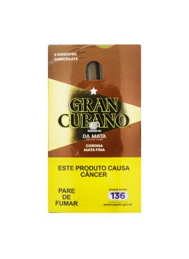 Caixa de Charuto Gran Cubano Mata Fina Chocolate 