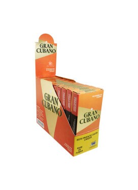 Caixa de Cigarrilha Gran Cubano Cognac C/ Piteira 