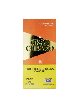 Cigarrilha Gran Cubano Cognac C/ Piteira