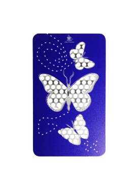 Dichavador Cartão Grinder Cards Purple Butterfly