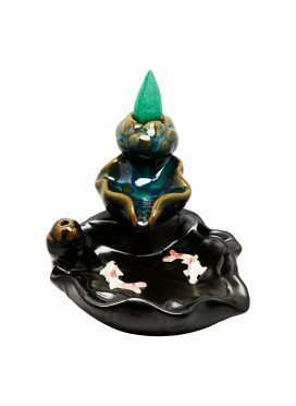  Incensário de Resina Lago de Peixes