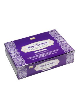 Caixa de Incenso Darshan Nag Champa Lavanda