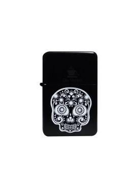 Isqueiro Clássico Mexican Skull White