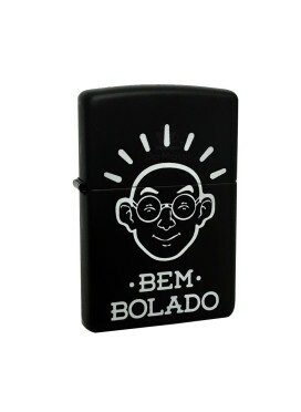 Isqueiro Zippo Logo Bem Bolado preto