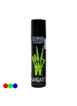 Isqueiro Clipper Bone Hands Edição para colecionador
