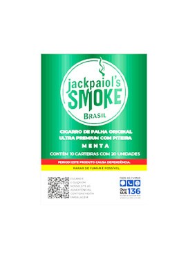 Caixa de Palheiro Jack Paiol's Menta c/ Piteira