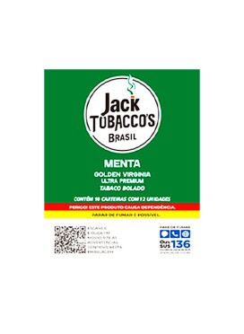Caixa de Jack Tobacco´s Menta