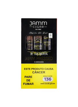 Petaca Charuto Jamm Seleção Pressed JP40 JP50 JP60 C/3un