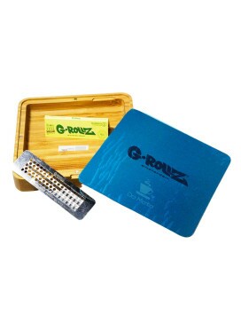 Kit de Bandeja de Madeira G-Rollz Bamboo Quadrado