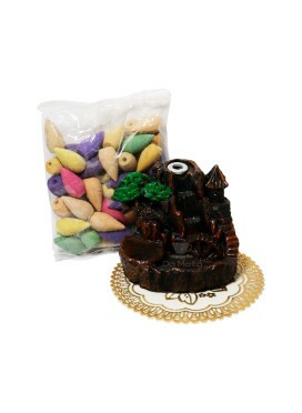  Kit de Incensário de Resina com Incenso 