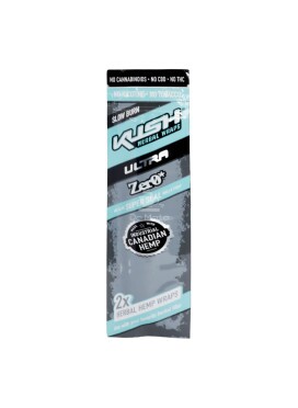Blunt Kush Ultra Herbal Hemp Wraps Zero