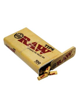 Lata c/ 100 Piteiras Pré-Enroladas Raw