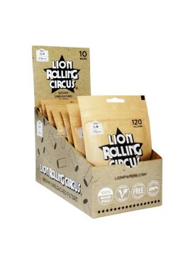 Caixa de Filtro Lion Rolling Circus Brown Unbleached Slim