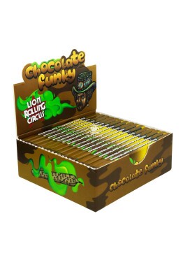 Caixa de Seda Chocolate Lion Rolling Circus 1 1/4