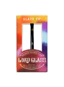 Piteira de Vidro Lord Glass Colors Black