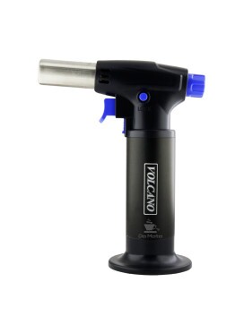 Maçarico Volcano Recarregável 12g MR1 Preto