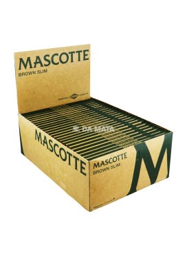 Caixa de Seda Mascotte Brown King Size Slim Magnet