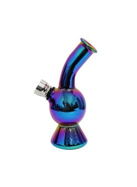 Mini Bong de Vidro Espelhado
