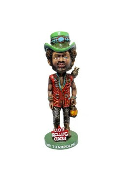 Boneco Bobblehead Lion Rolling Circus Mr. Trampoline