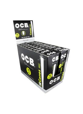 Caixa de Cones OCB Premium Slim Pré-Enrolados