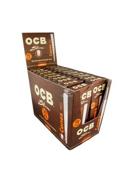 Caixa de Cones OCB Slim Unbleached