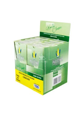 Caixa de Palheiro Paulistinha Menta c/ Filtro