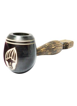 Pipe de Madeira Artesanal Macaco