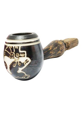 Pipe de Madeira Artesanal Animal
