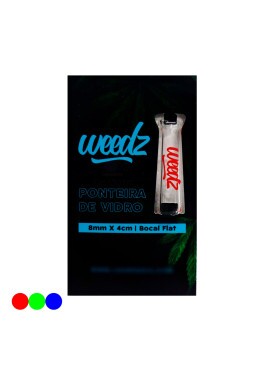 Piteira de Vidro Weedz Bocal Flat 8mm
