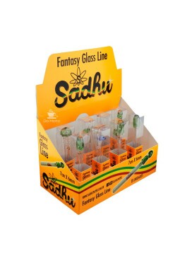 Caixa de Piteira Vidro Sadhu Fantasy Glass Line