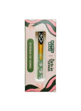 Piteira Hippie Bong Girls in Green Haila Martins 6mm