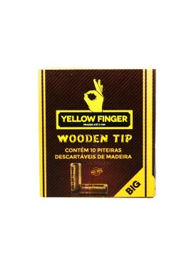 Piteira de Madeira Yellow Finger Big