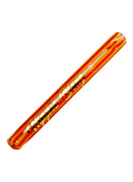 Piteira de Vidro Hippie Bong Laranja 5mm